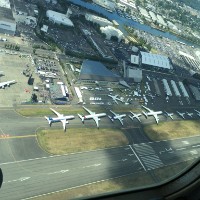 IMG 3092  Look at that collection of nice Boeing airplanes!