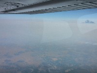 20170820 122248 DRO  Leaving Mt. Shasta behind, approaching the thickest part of the smoke.