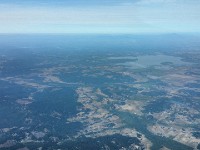 20170820 142012 DRO  Approaching Eugene, OR - the big lake makes an easy landmark