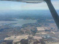 20170820 142556 DRO  Passing Eugene, OR you can see the airport in the lower right